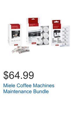 Costco Miele coffee machines maintenance bundle offer