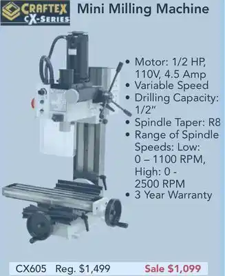 Mini milling machine