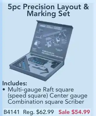 Busy Bee Tools 5pc precision layout & marking set offer