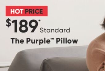 Sleep Country The purple pillow offer
