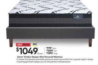Sleep Country Serta® perfect sleeper elite percevall mattress offer