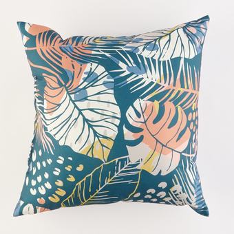 Giant Tiger Boho printed canvas cushion, 18-in offer