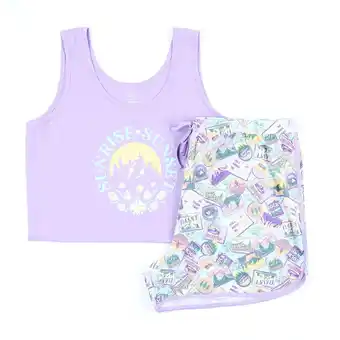 Giant Tiger Carisma women's plus summer vacation tank and boxer pyjama set, 2-piece offer