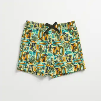 Giant Tiger Monkey bars infant boy's beach party all-over printed shorts with drawstring offer