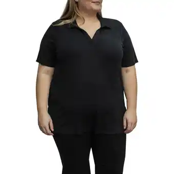 Giant Tiger Lily morgan women's plus ribbed polo shirt offer
