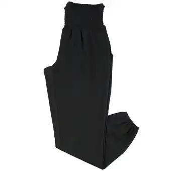 Giant Tiger Lily morgan women's high waist relaxed knit cargo pants with side pocket, black offer