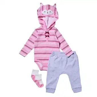 Giant Tiger Monkey bars infant girl's cotton thermal set, 3-piece offer