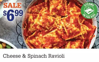 M & M Food Market Cheese & spinach ravioli offer