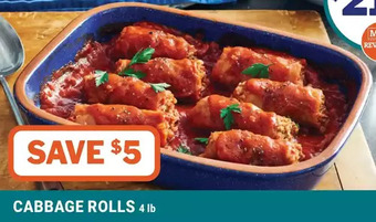 M & M Food Market Cabbage rolls offer