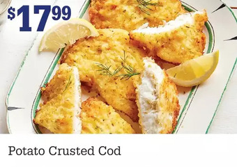 M & M Food Market Potato crusted cod offer
