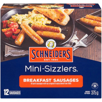 Giant Tiger Schneiders breakfast sausages offer