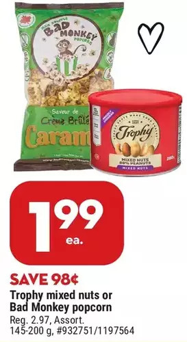 Giant Tiger Trophy mixed nuts offer