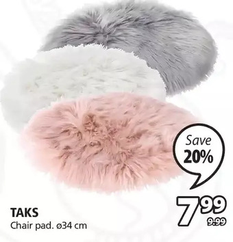 JYSK Taks chair pad offer