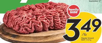 Sobeys Regular ground beef offer