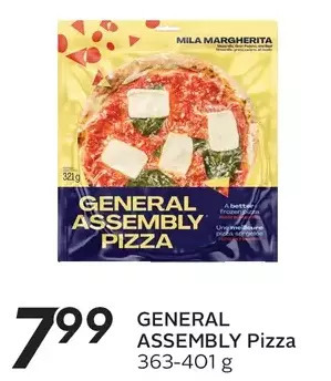 Sobeys General assembly pizza offer