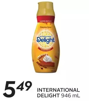Sobeys International delight offer