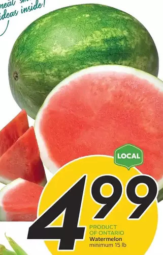 Sobeys Watermelon offer