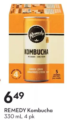 Sobeys Remedy kombucha offer