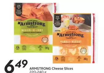 Sobeys Armstrong cheese slices offer