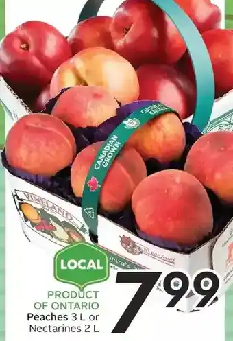 Sobeys Peaches or nectarines offer