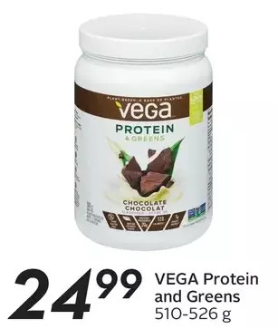 Sobeys Vega protein and greens offer