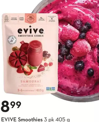 Sobeys Evive smoothies offer