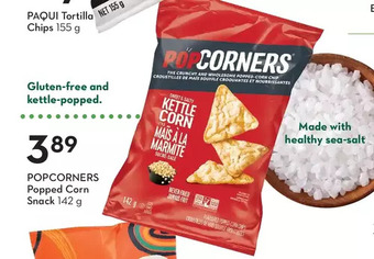Sobeys Popcorners popped corn snack offer