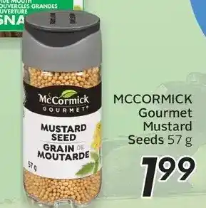 Sobeys Mccormick gourmet mustard seeds offer