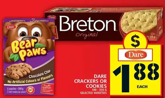 Food Basics Dare crackers or cookies offer