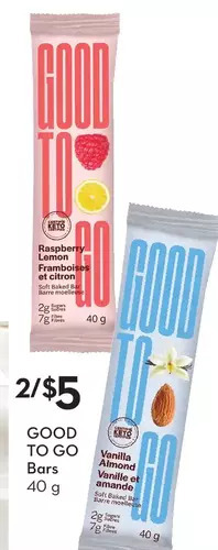Sobeys Good to go bars offer