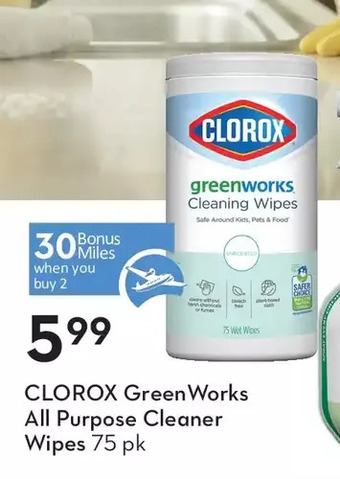 Sobeys Clorox green works all purpose cleaner wipes offer