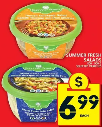 Food Basics Summer fresh salads offer