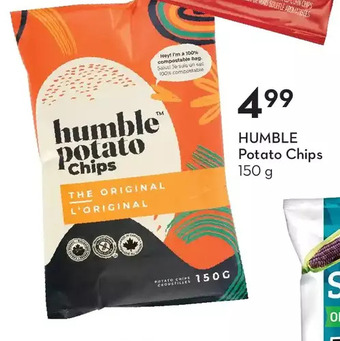 Sobeys Humble potato chips offer