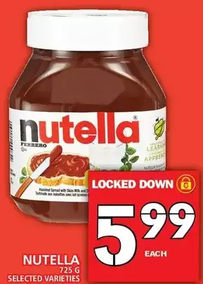 Food Basics Nutella offer