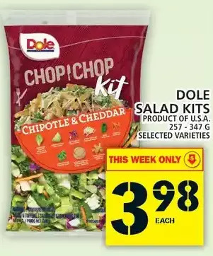 Food Basics Dole salad kits offer