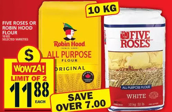 Food Basics Five roses or robin hood flour offer
