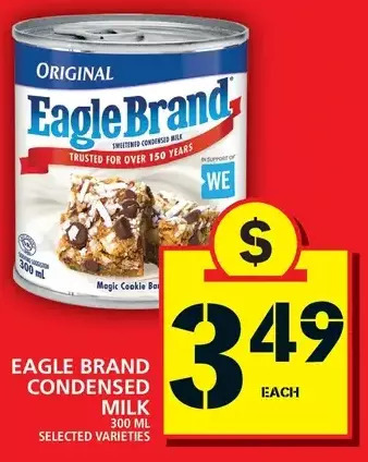 Food Basics Eagle brand condensed milk offer
