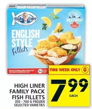 Food Basics High liner family pack fish fillets offer