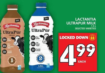 Food Basics Lactantia ultrapur milk offer