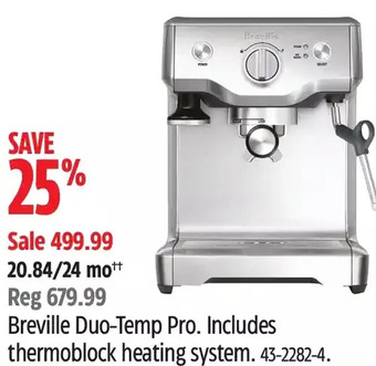 Canadian Tire Breville duo-temp pro offer