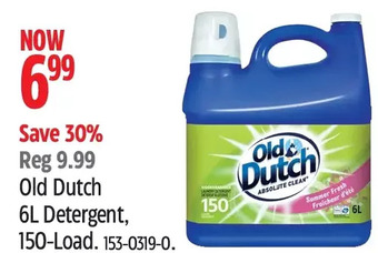 Canadian Tire Old dutch detergent offer