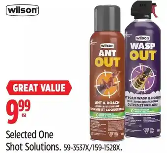 Canadian Tire Wilson one shot solutions offer