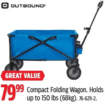 Canadian Tire Outbound compact folding wagon offer