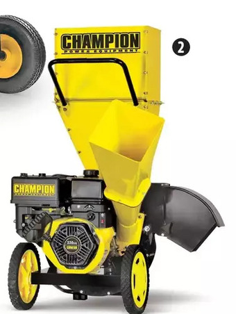 Canadian Tire Champion 338cc gas chipper/shredder offer