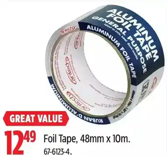 Canadian Tire Foil tape offer