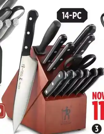 Canadian Tire Henckels fine definition knife block set offer