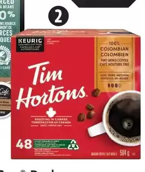 Canadian Tire Tim hortons k-cup pods offer