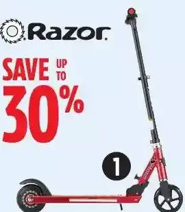 Canadian Tire Razor power a2 electric scooter offer