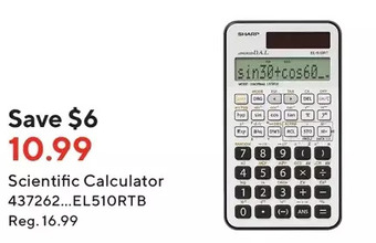 Staples Sharp scientific calculator offer