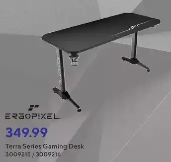 Staples Egopixel terra series gaming desk offer